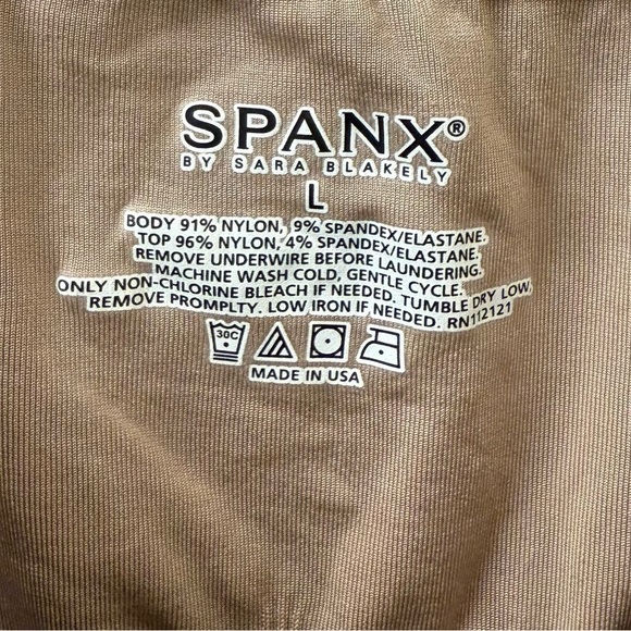 SPANX Slim Cognito Body Shaping Cami size large shapewear nude - Picture 7 of 10